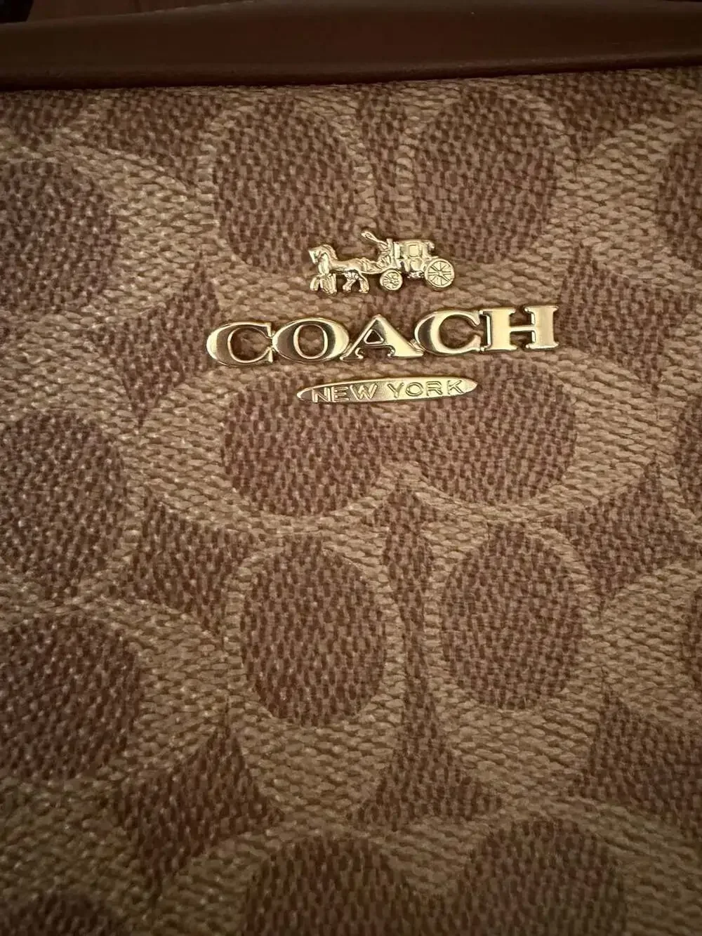 Coach Mini Jamie Camera Bag In Signature Canvas